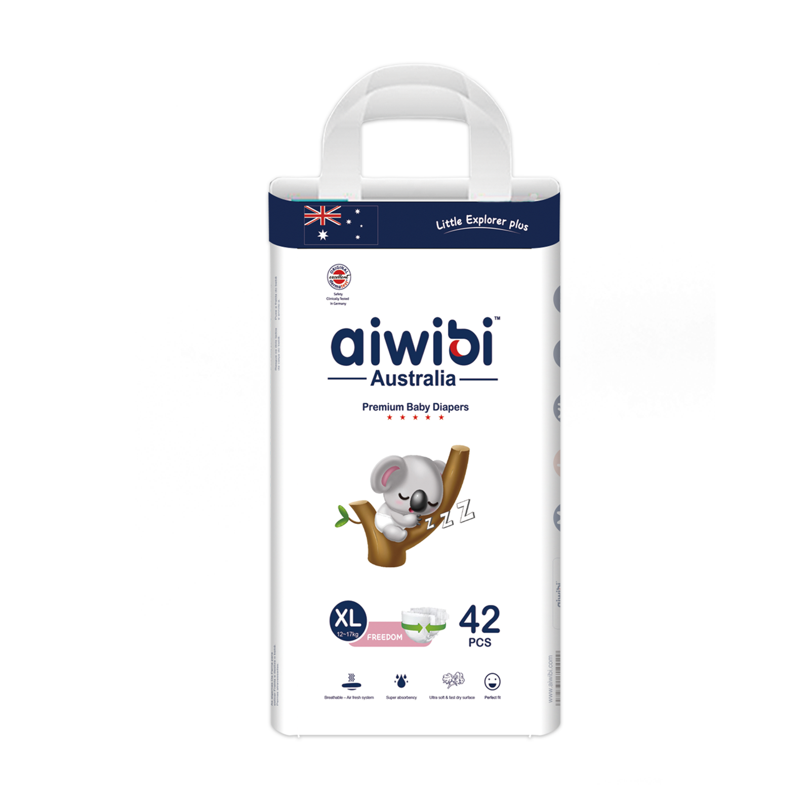 AIWIBI Մանկական Տակդիրներ Պրեմիում XL Չափս 12կգ-ից ծանր  (42 հատանոց)